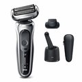 Braun Electric Razor for Men, Series 7 7071cc 360 Flex Head Electric Foil Shaver with Precision Bear 7071CC